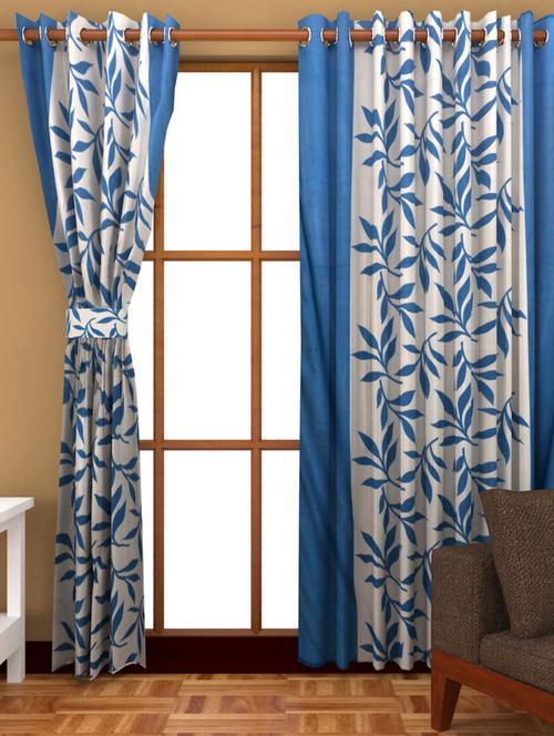 k dã©cor set of 4 polyster window curtain - 4 pc (wct4-016) - 10834485 - Standard Image - 1