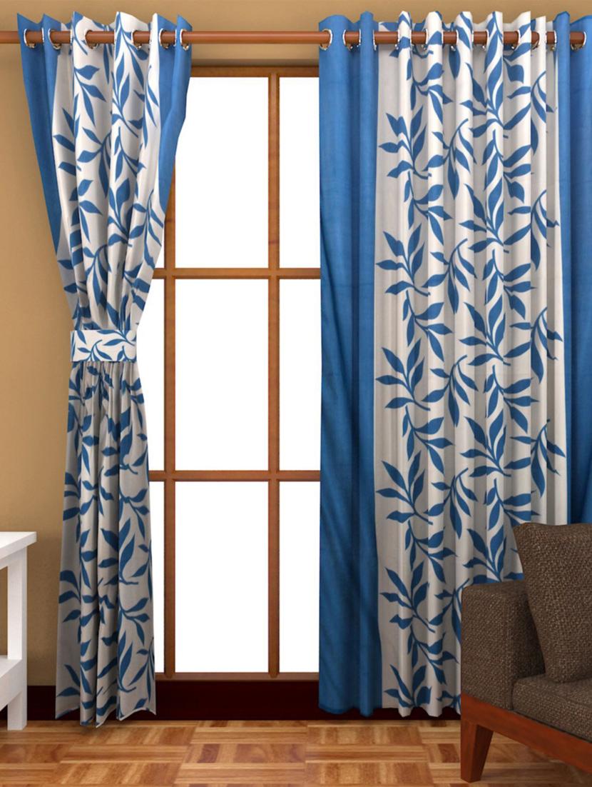 k dã©cor set of 4 polyster window curtain - 4 pc (wct4-016) - 10834485 - Zoom Image - 1