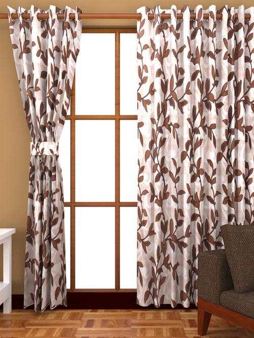 k d??cor set of 3 polyster door curtain - 3 pc (dct3-046) - 10834890 - Very Small Image - 1