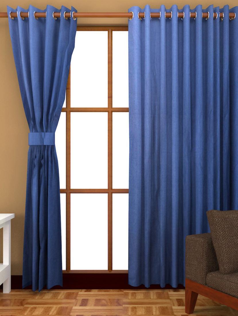 k dã©cor set of 2 polyster longdoor curtain - 2 pc (lct2-004) - 10835153 - Zoom Image - 1