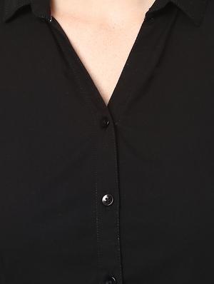 black cotton shirt - 10838713 - Standard Image - 4