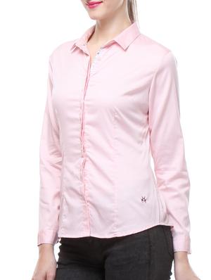 light pink cotton shirt - 10838715 - Standard Image - 2