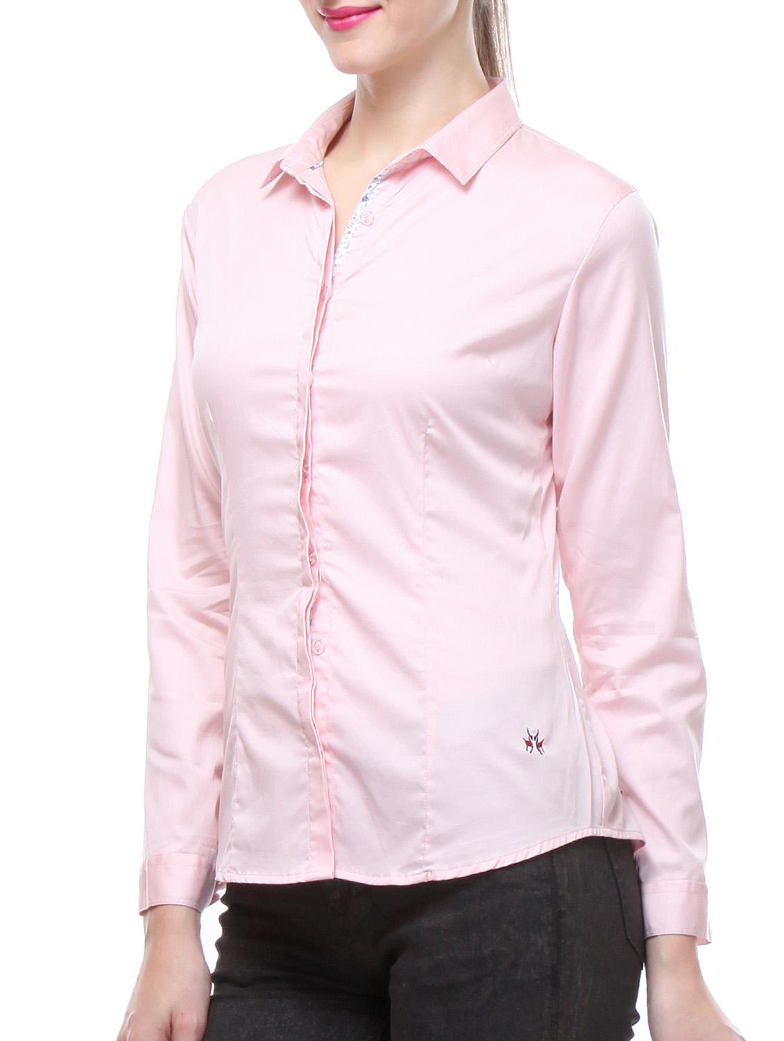 light pink cotton shirt - 10838715 - Zoom Image - 2