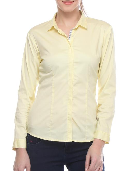 lemon cotton shirt - 10838717 - Standard Image - 1
