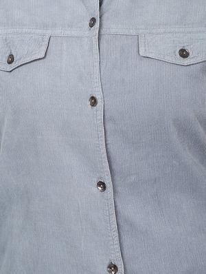 light blue cotton regular shirt - 10839050 - Standard Image - 4