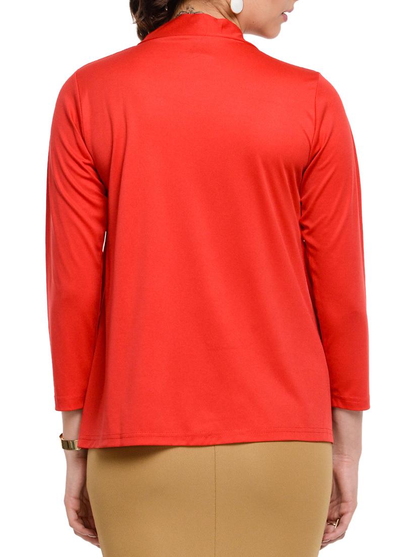 red polyester shrug - 10841209 - Zoom Image - 3