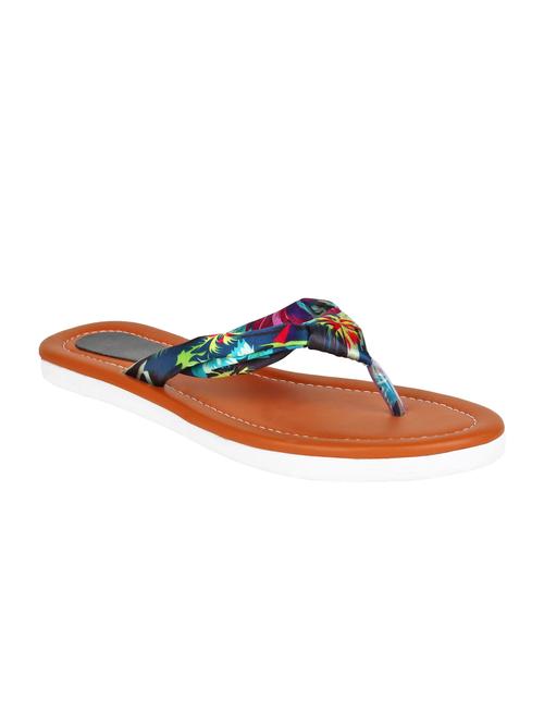 black leatherette slip on sandal - 10842631 - Standard Image - 1