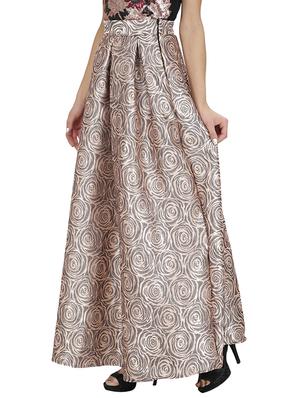 self design flared skirt - 10845154 - Standard Image - 2