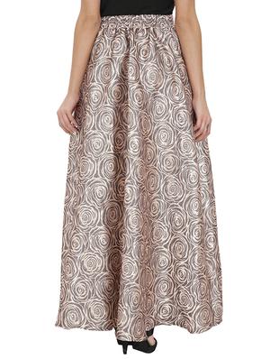 self design flared skirt - 10845154 - Standard Image - 3
