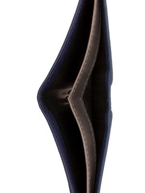 blue faux leather wallet - 10846384 - Standard Image - 3