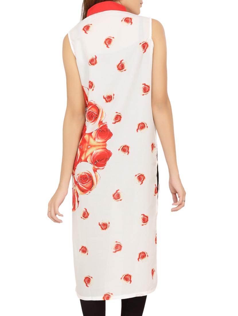 print poly georgette tunic - 10850875 - Zoom Image - 3
