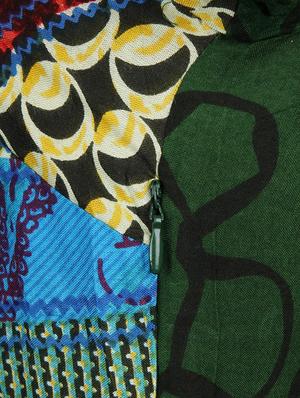 green cotton a line dress - 10851536 - Standard Image - 5
