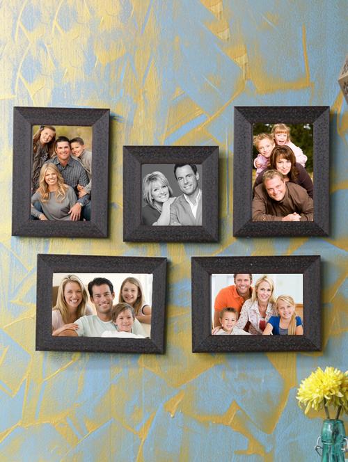 sifty collection collage photo frame (4x6) 4, (4x4) 1, set of 5pcs - 10851941 - Standard Image - 1