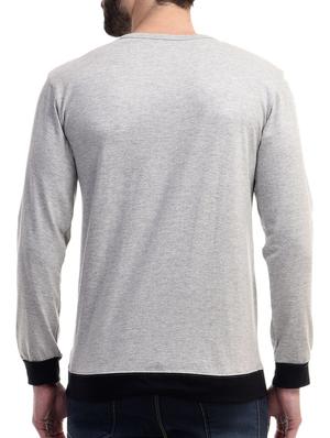 grey cotton t-shirt - 10853636 - Standard Image - 3