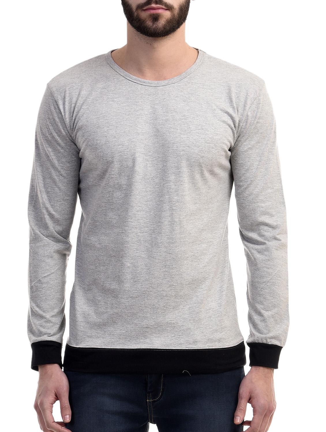 grey cotton t-shirt - 10853636 - Zoom Image - 1