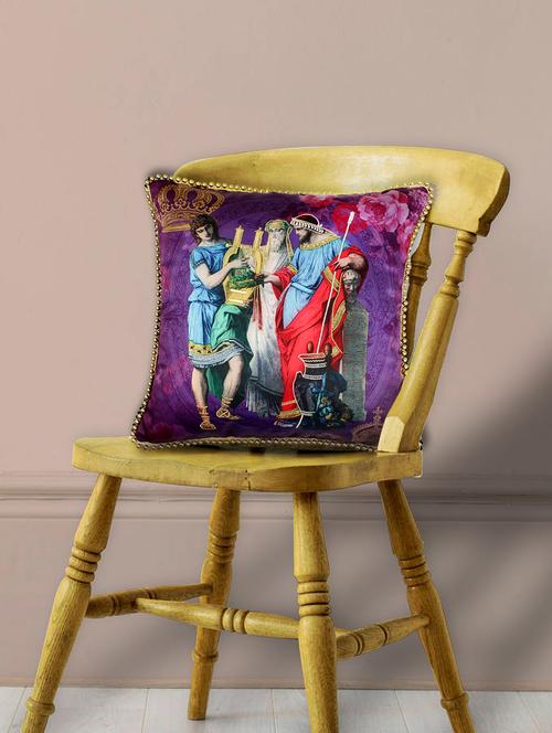 traditional costume cushion cover - 10857377 - Standard Image - 1