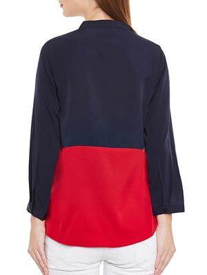 multi colored polyester regular top - 10862163 - Standard Image - 3
