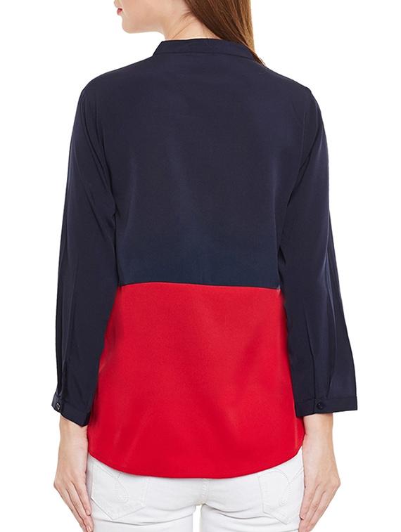 multi colored polyester regular top - 10862163 - Zoom Image - 3