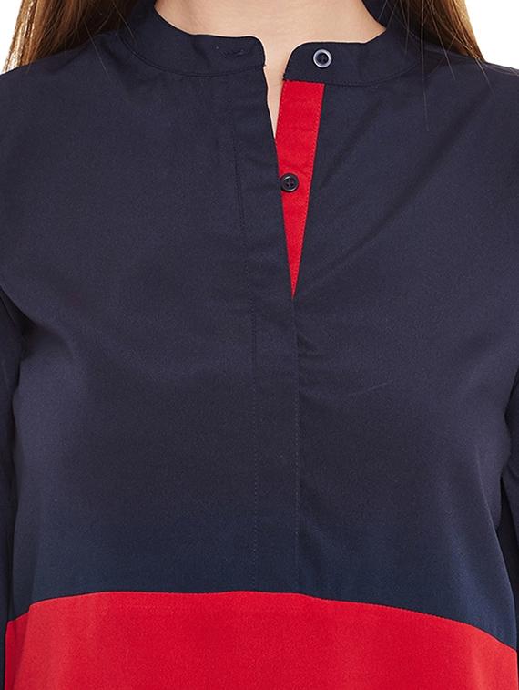 multi colored polyester regular top - 10862163 - Zoom Image - 4
