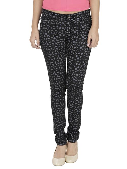 black cotton lycra jeans - 10862275 - Very Small Image - 1