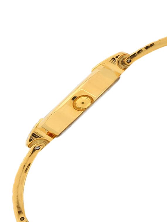 golden analog studded wrist watch - 10866295 - Zoom Image - 2