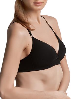 black cotton bra - 10886333 - Standard Image - 2