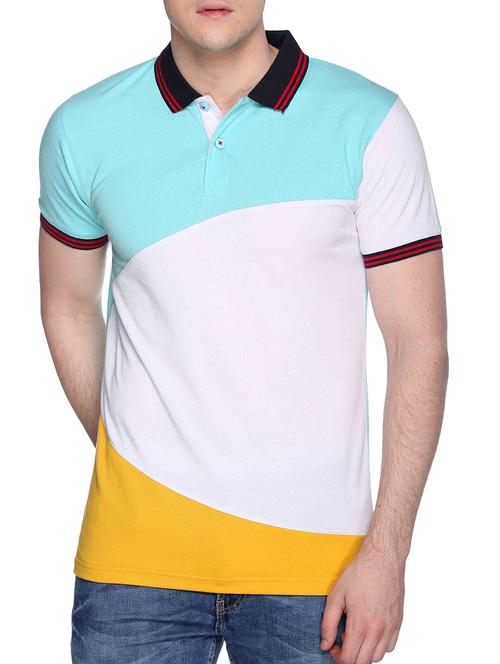multi colored cotton blend tshirt - 10892231 - Very Small Image - 1