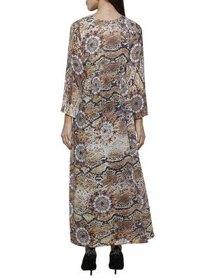 multicolor georgette dress - 10892634 - Standard Image - 2