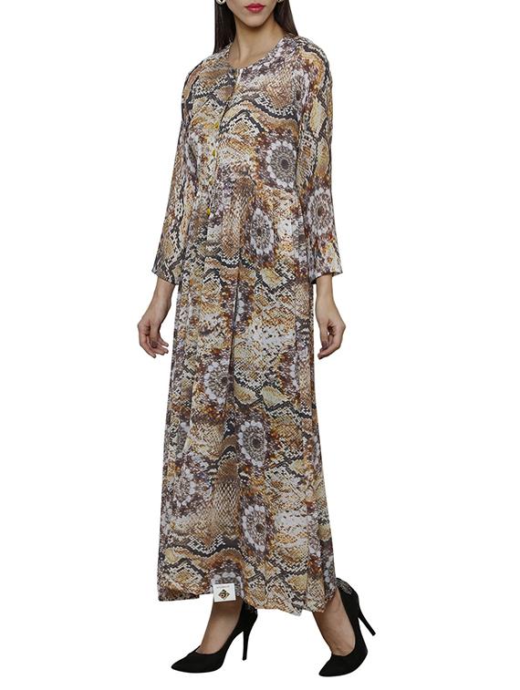 multicolor georgette dress - 10892634 - Zoom Image - 1