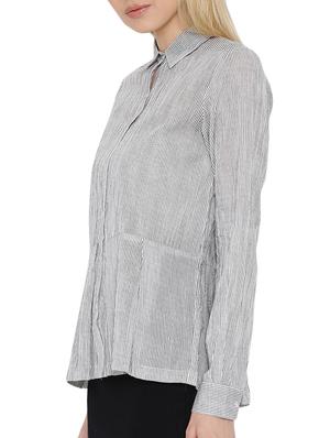 grey striped cotton shirt - 10894067 - Standard Image - 2