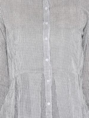 grey striped cotton shirt - 10894067 - Standard Image - 4