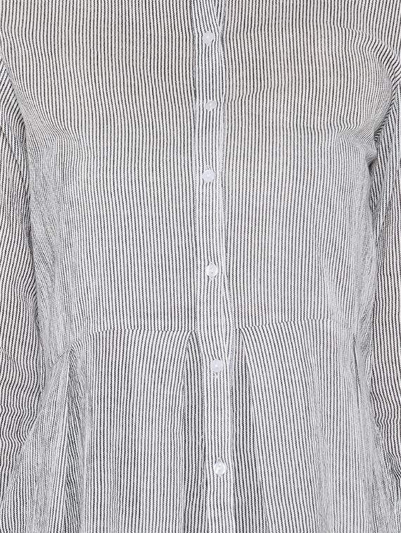 grey striped cotton shirt - 10894067 - Zoom Image - 4