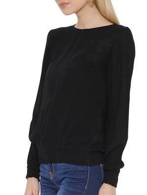 black rayon blouse - 10894068 - Standard Image - 2