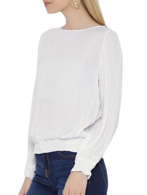 white cotton blouse - 10894070 - Standard Image - 2