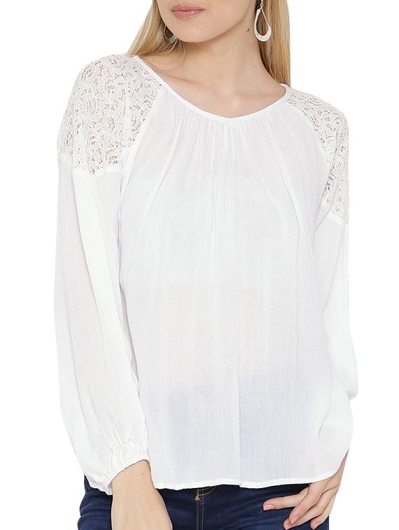 white cotton blouse - 10894086 - Zoom Image - 1