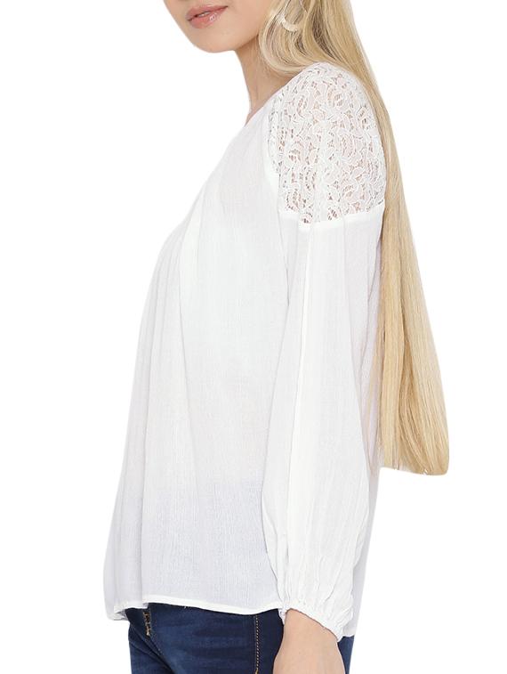 white cotton blouse - 10894086 - Zoom Image - 2