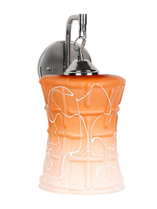 orange, white downlighter wall light - 10894837 - Standard Image - 1