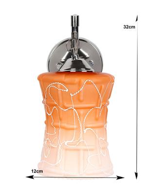 orange, white downlighter wall light - 10894837 - Standard Image - 4