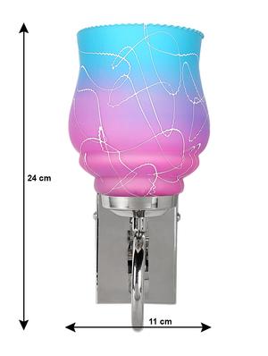 pink, blue uplighter wall light - 10894855 - Standard Image - 4