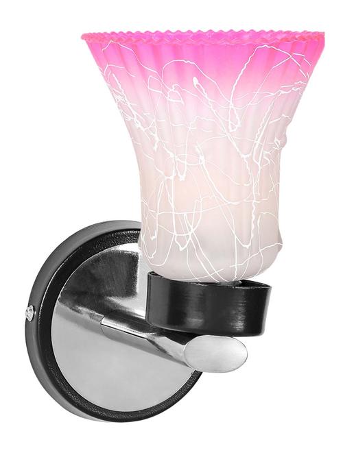 white, pink uplighter wall light - 10894891 - Standard Image - 1