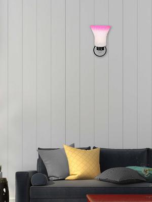 white, pink uplighter wall light - 10894891 - Standard Image - 2