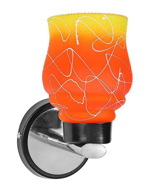 yellow, orange uplighter wall light - 10894895 - Standard Image - 1