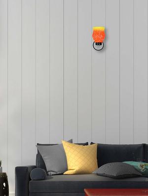 yellow, orange uplighter wall light - 10894895 - Standard Image - 2