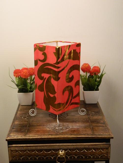 printed classic square table lamp - 10896555 - Standard Image - 1
