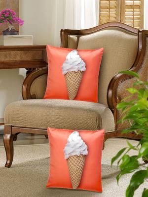 set of 5 digital printed cushion cover - 10899734 - Standard Image - 2