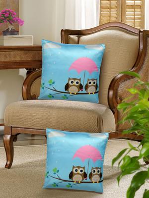 set of 5 digital printed cushion cover - 10899772 - Standard Image - 2