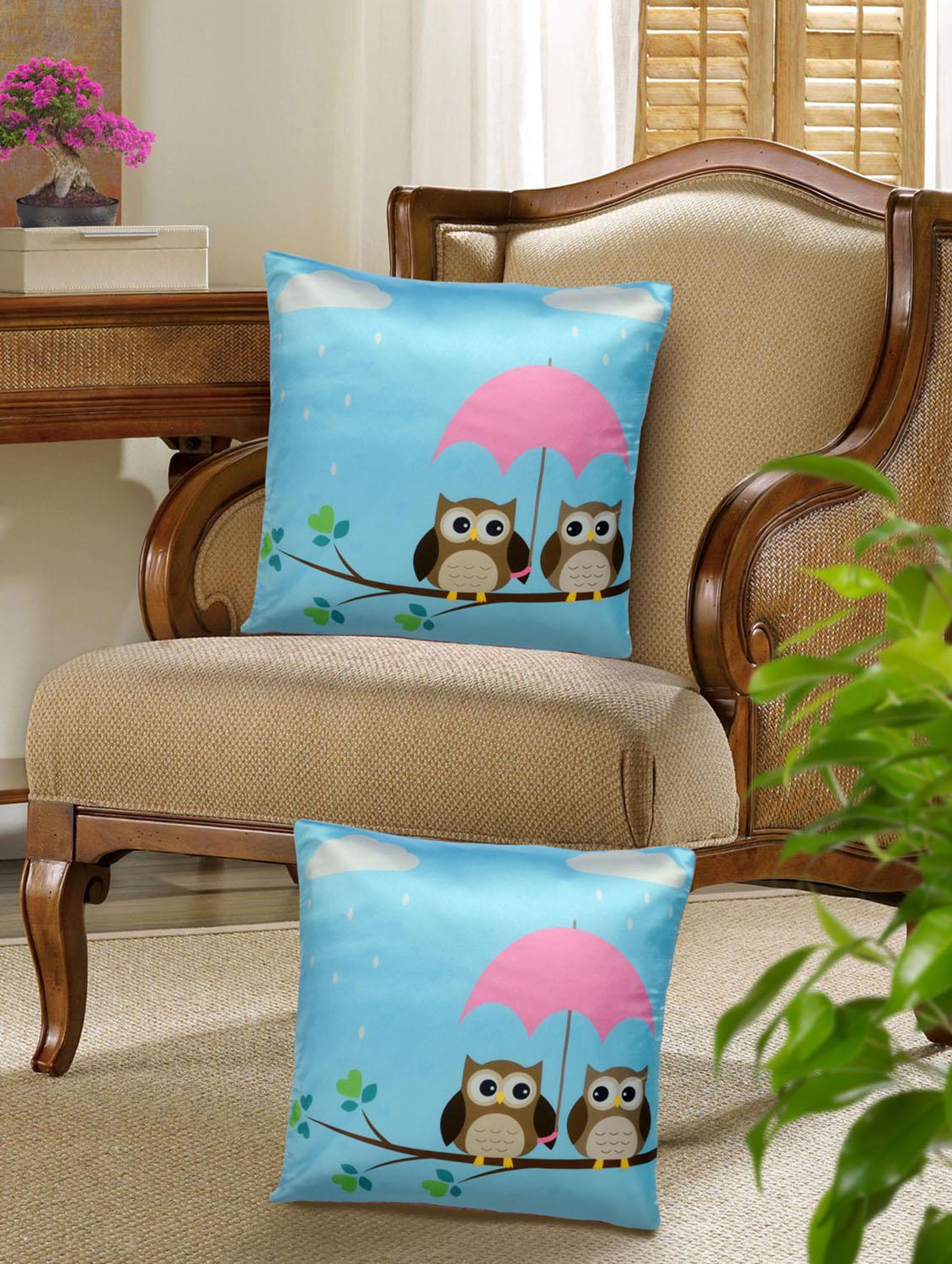 set of 5 digital printed cushion cover - 10899772 - Zoom Image - 2