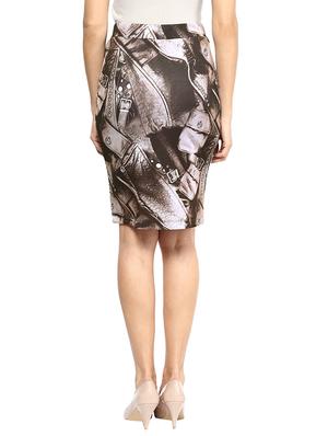 grey georgette skirts - 10906632 - Standard Image - 3