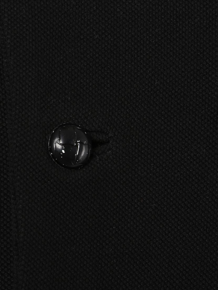 solid black cotton nehru jacket - 10910294 - Zoom Image - 5