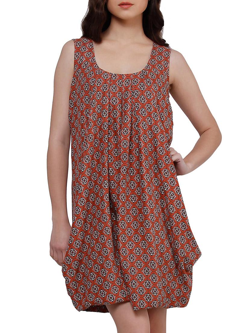 multi colored viscose dress - 10938197 - Zoom Image - 1